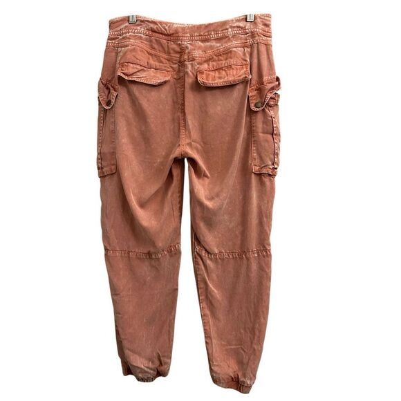 YFB acid wash cargo jogger pants size M boho romantic - Picture 2 of 9
